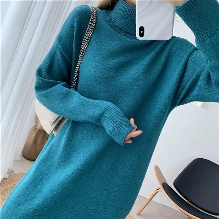 Robe Pull Bleu Canard chez ma-robe-pull.com