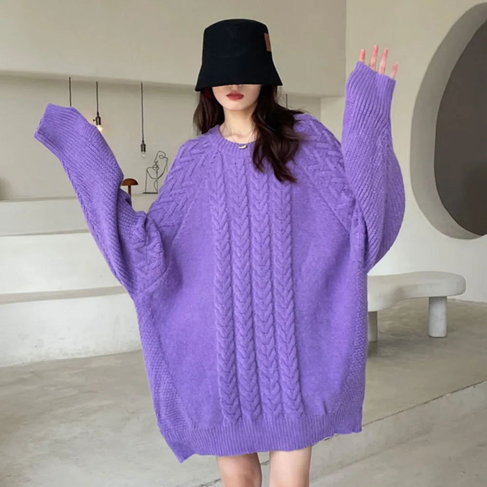 Robe Pull Ample PURPLE chez ma-robe-pull.com