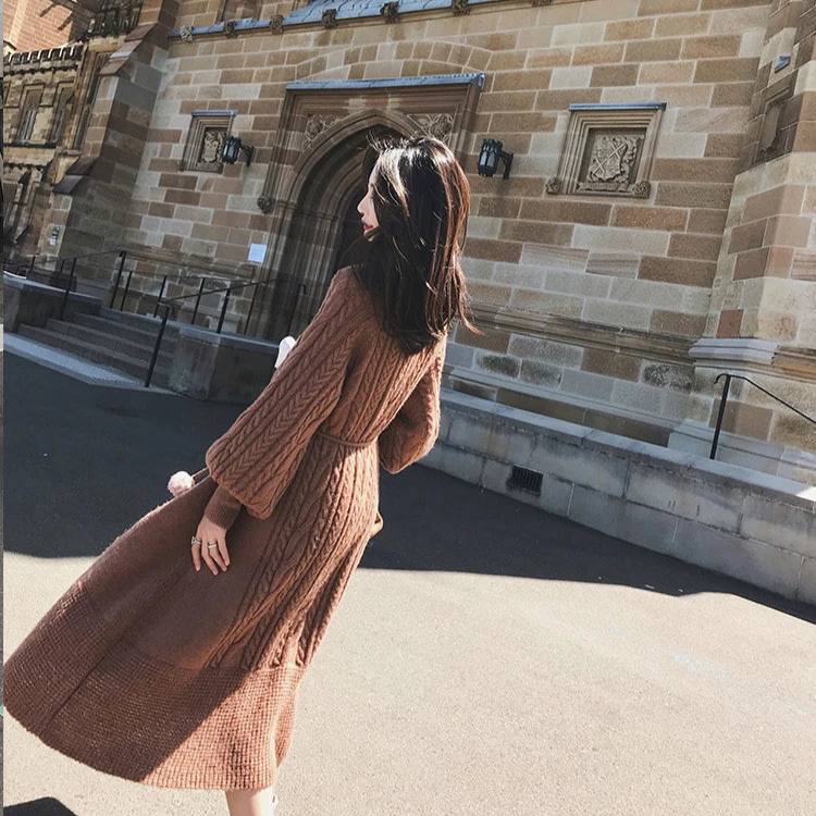 Robe Pull Torsadée chez ma-robe-pull.com