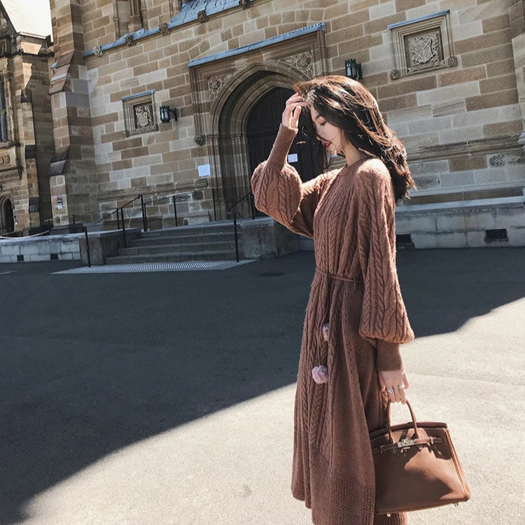 Robe Pull Torsadée chez ma-robe-pull.com