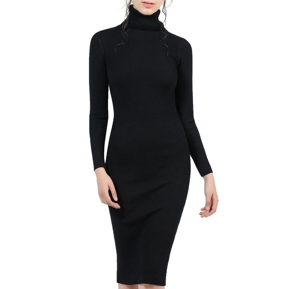 Robe Pull Chic black chez ma-robe-pull.com