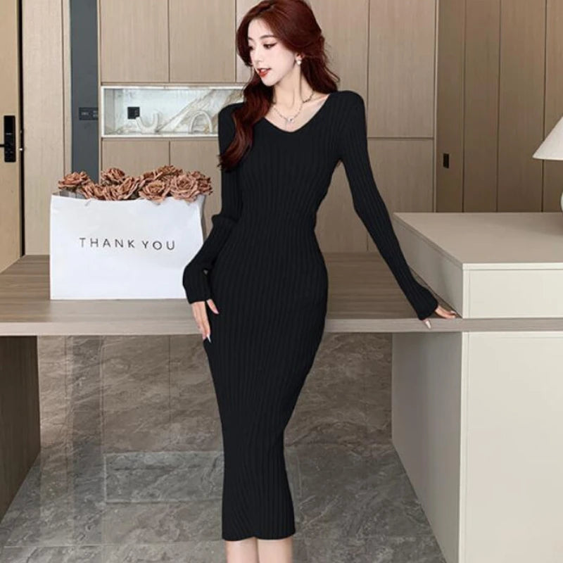 Robe Pull Col V chez ma-robe-pull.com