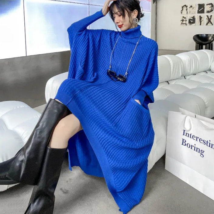 Robe Pull Bleu Electrique chez ma-robe-pull.com