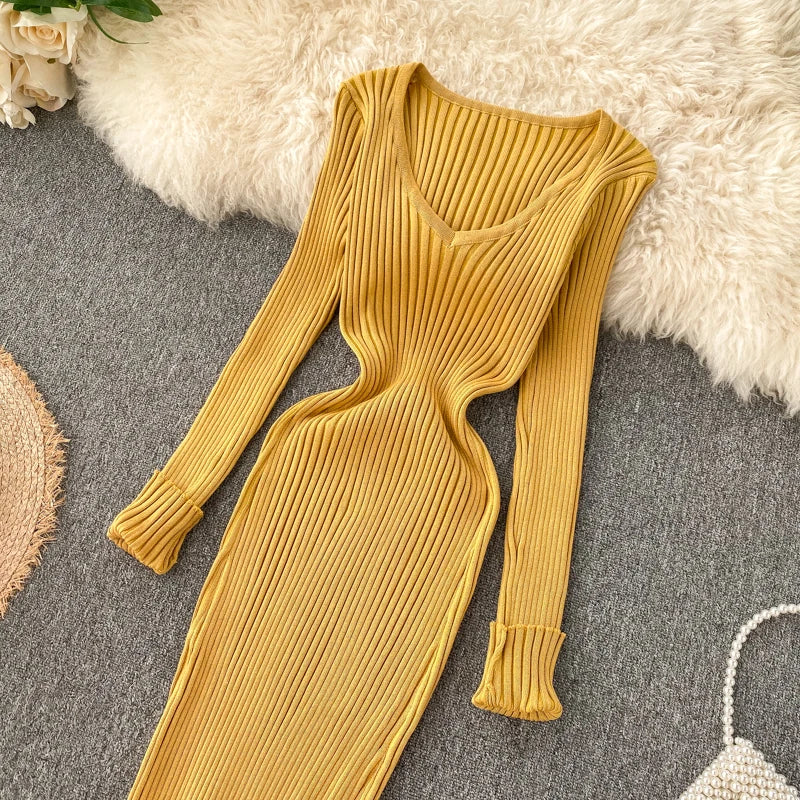 Robe Pull Col V chez ma-robe-pull.com