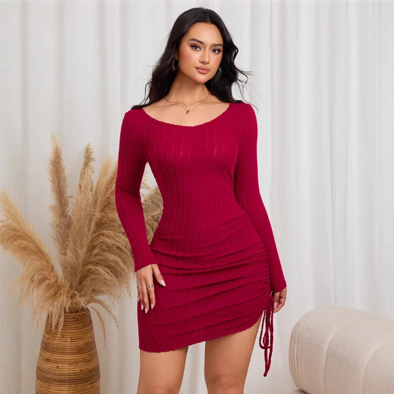 Robe Pull Rouge Rouge chez ma-robe-pull.com