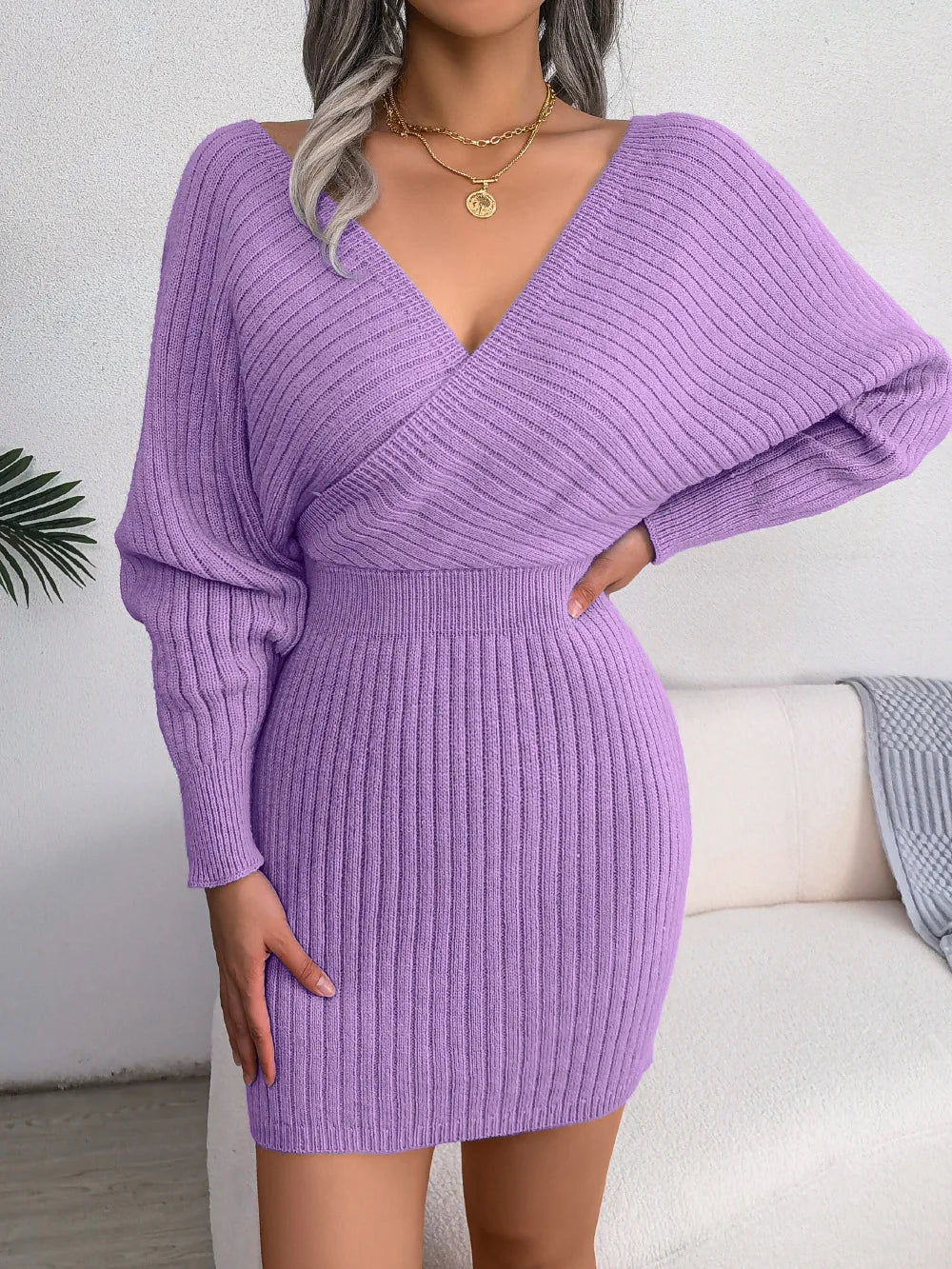 Robe Pull Portefeuille PURPLE chez ma-robe-pull.com