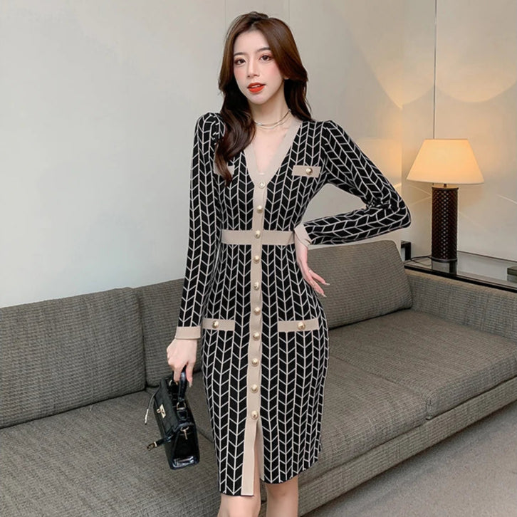 Robe Pull Chemise black One Size chez ma-robe-pull.com