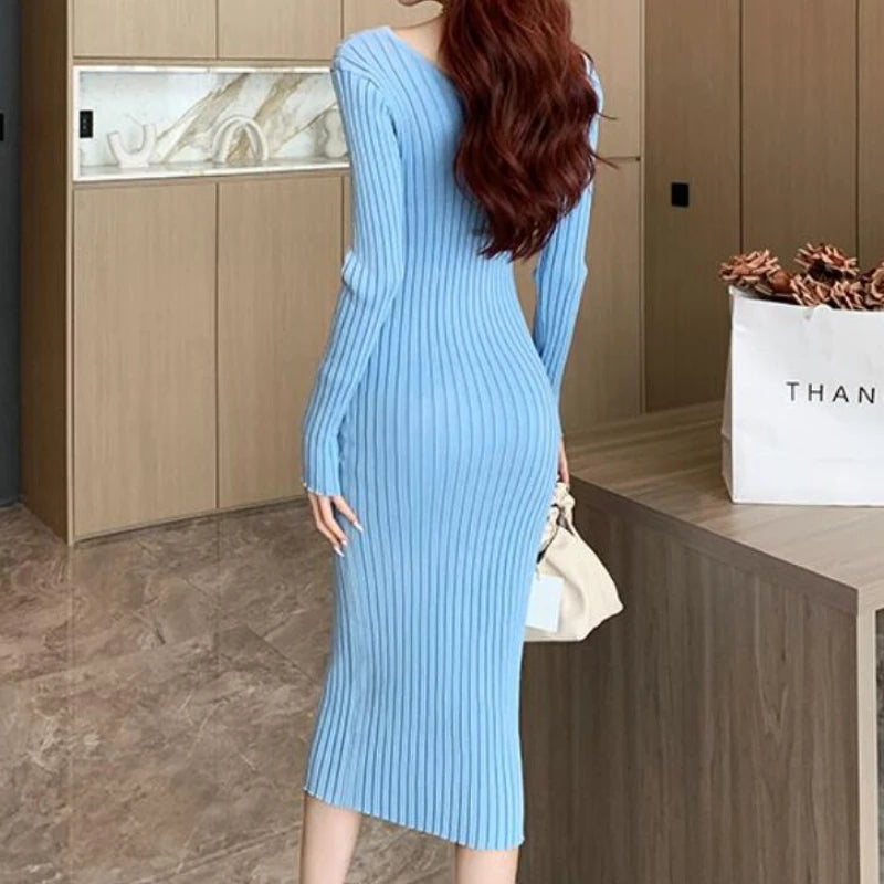 Robe Pull Col V chez ma-robe-pull.com