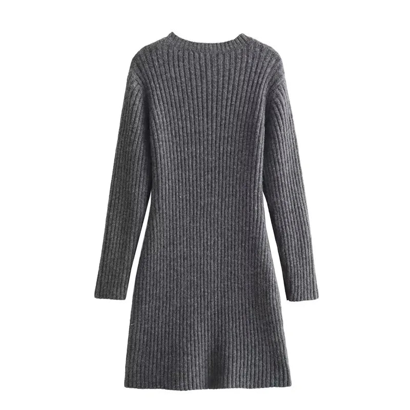 Robe Pull Gris Foncé chez ma-robe-pull.com