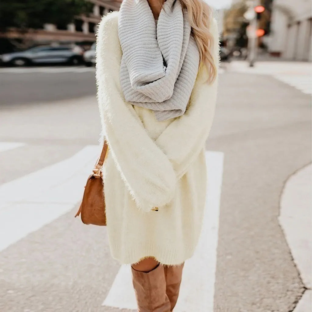 Robe Pull Beige Beige chez ma-robe-pull.com