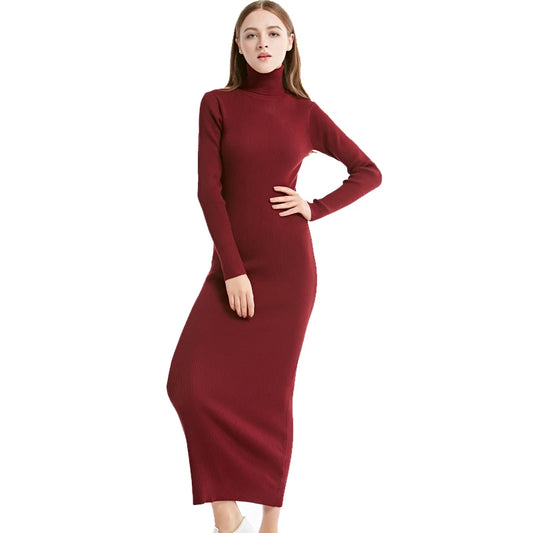 Robe Pull Droite Red wine chez ma-robe-pull.com