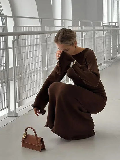 Robe Pull Marron chez ma-robe-pull.com