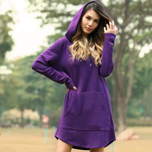 Robe Pull Capuche PURPLE chez ma-robe-pull.com