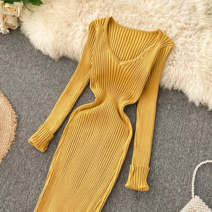 Robe Pull Col V chez ma-robe-pull.com