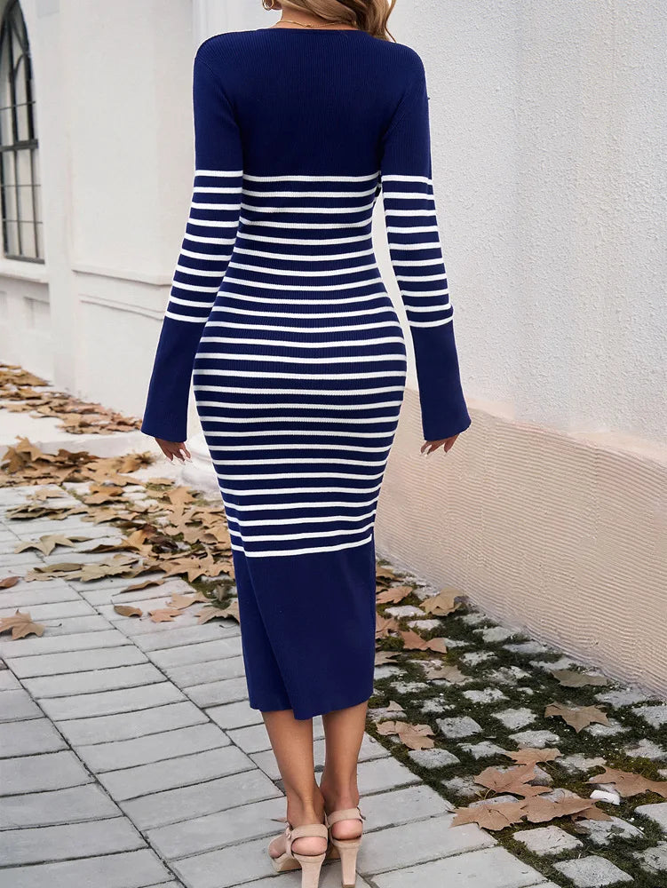 Robe Pull Rayée chez ma-robe-pull.com