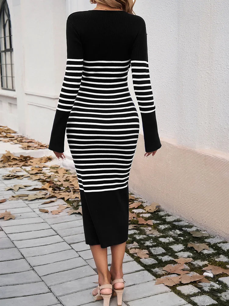 Robe Pull Rayée chez ma-robe-pull.com