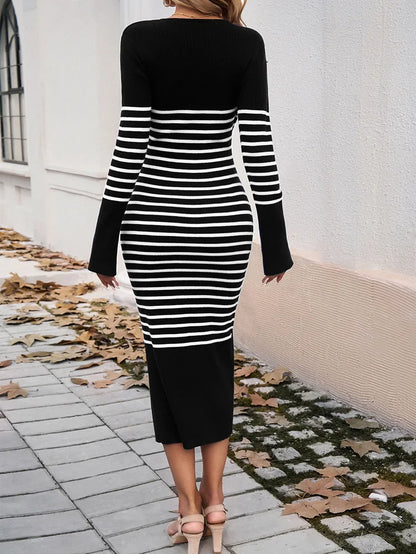 Robe Pull Rayée chez ma-robe-pull.com