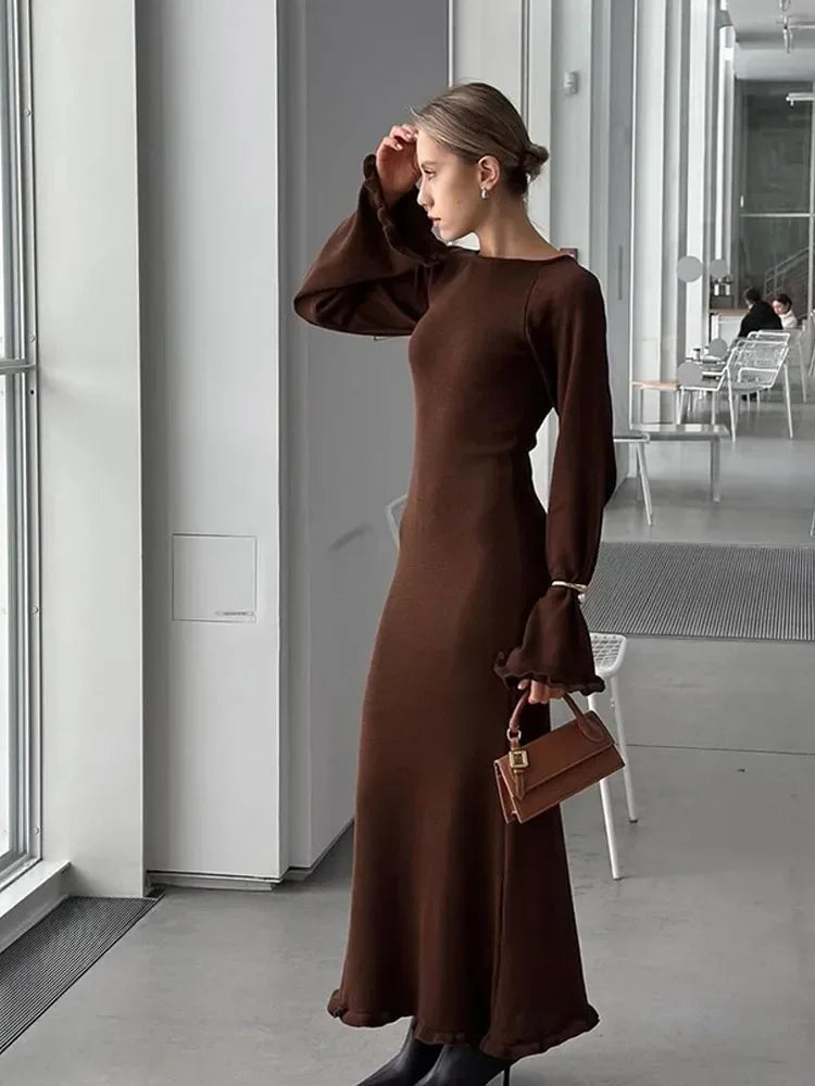 Robe Pull Marron chez ma-robe-pull.com