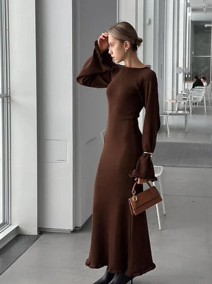 Robe Pull Marron chez ma-robe-pull.com