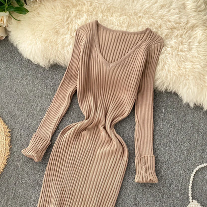 Robe Pull Col V chez ma-robe-pull.com