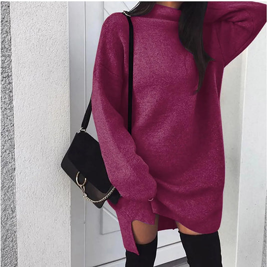 Robe Pull Elegante Rose chez ma-robe-pull.com