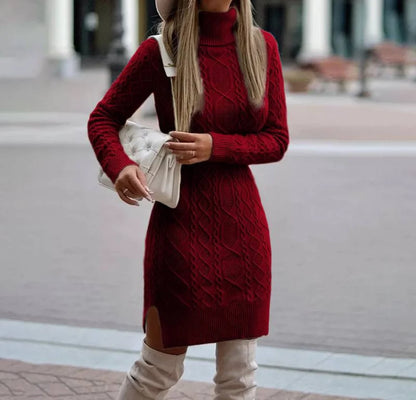 Robe Pull en Tricot Rouge chez ma-robe-pull.com