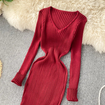 Robe Pull Col V chez ma-robe-pull.com